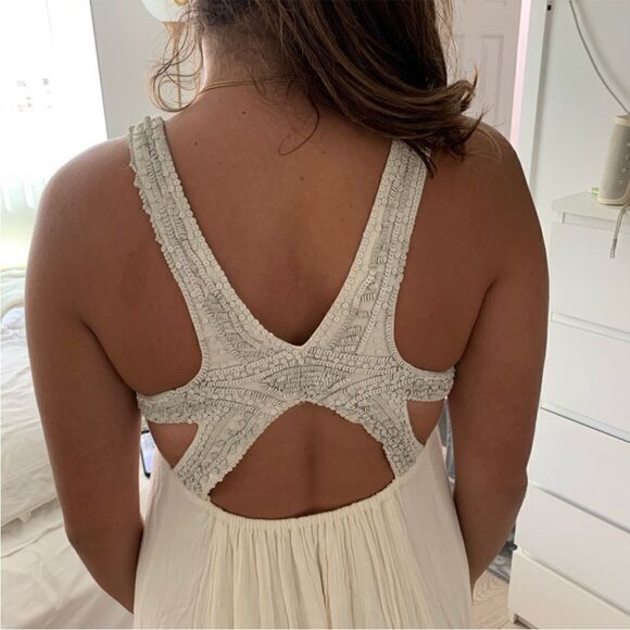 Ecote Urban Outfitters Triton Crossback Boho Embellished Maxi Dress - Picture 8 of 14